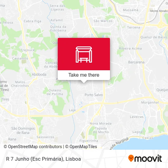 R 7 Junho (Esc Primária) map