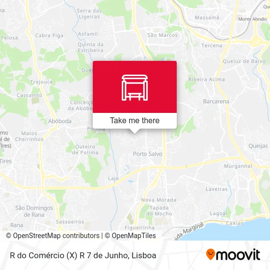 R do Comércio (X) R 7 de Junho map