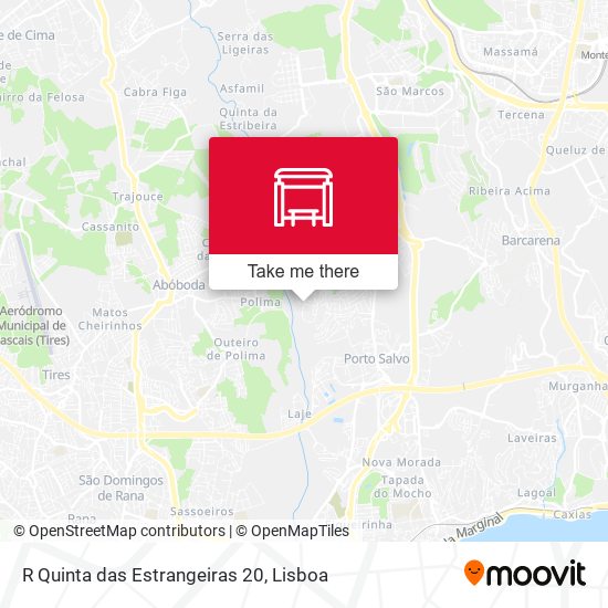 R Quinta das Estrangeiras 20 mapa