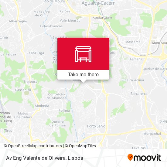 Av Eng Valente de Oliveira map