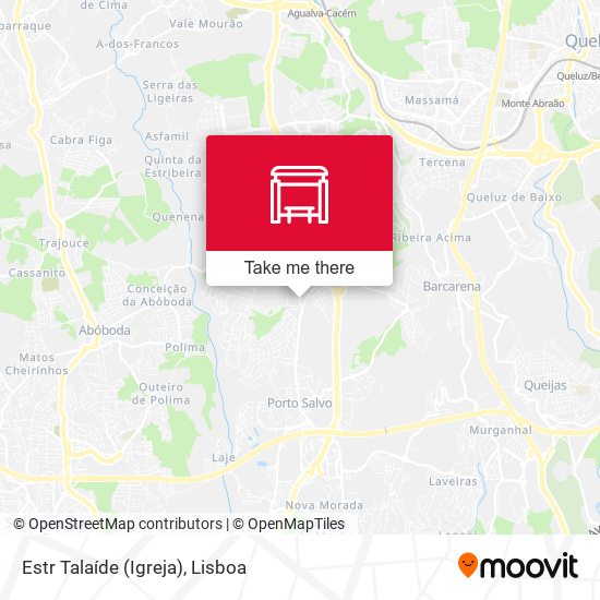 Estr Talaíde (Igreja) mapa