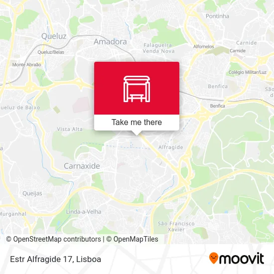 Estr Alfragide 17 map