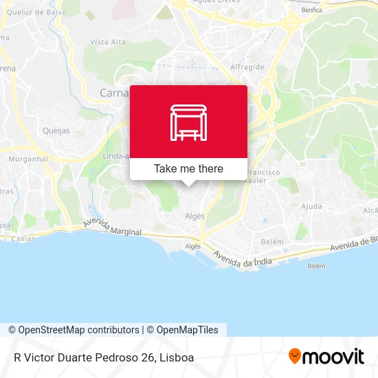 R Victor Duarte Pedroso 26 map