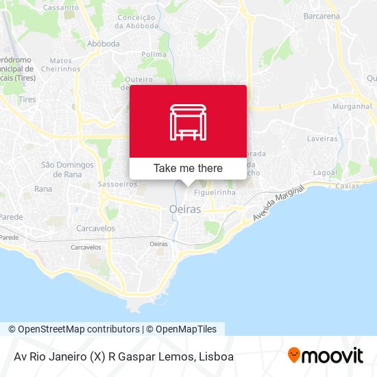 Av Rio Janeiro (X) R Gaspar Lemos mapa