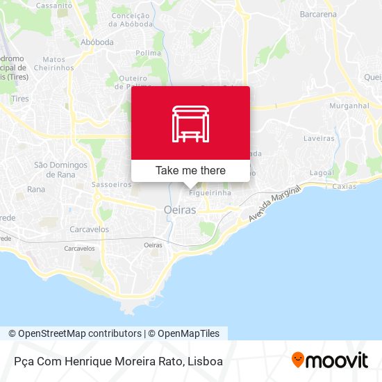 Pça Com Henrique Moreira Rato map