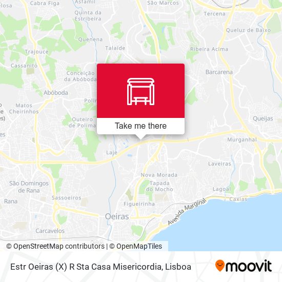 Estr Oeiras (X) R Sta Casa Misericordia map