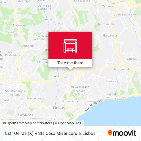 Estr Oeiras (X) R Sta Casa Misericordia map
