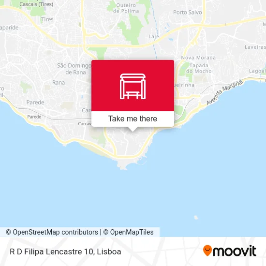 R D Filipa Lencastre 10 map