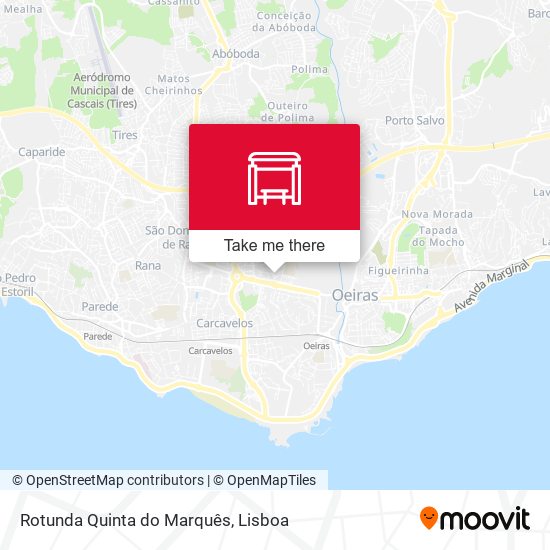 Rotunda Quinta do Marquês map