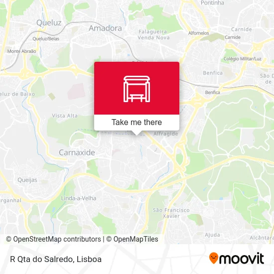 R Qta do Salredo map