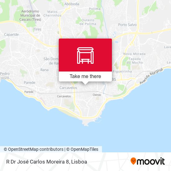 R Dr José Carlos Moreira 8 map
