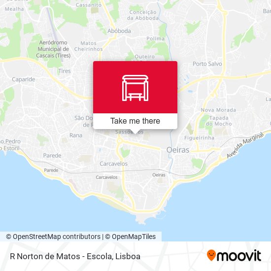 R Norton de Matos - Escola map