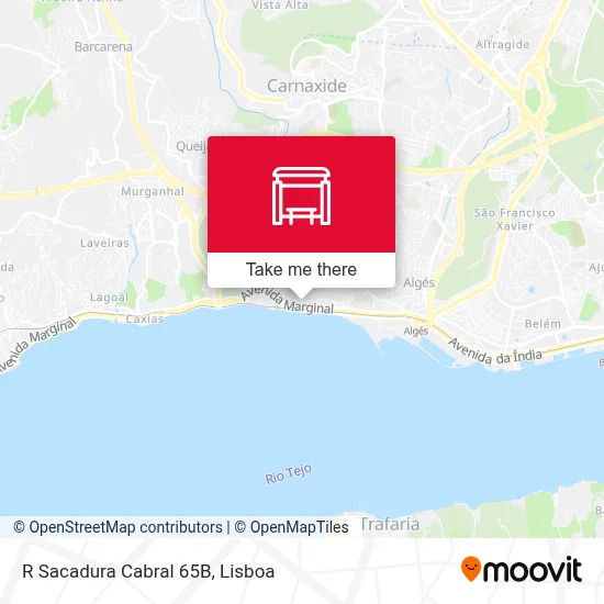 R Sacadura Cabral 65B map