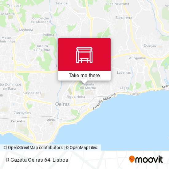 R Gazeta Oeiras 64 mapa