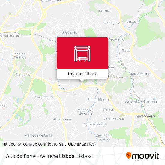 Alto do Forte - Av Irene Lisboa map