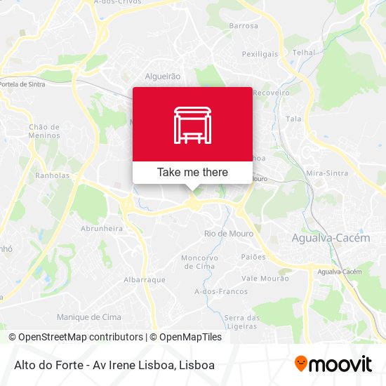 Alto do Forte - Av Irene Lisboa map