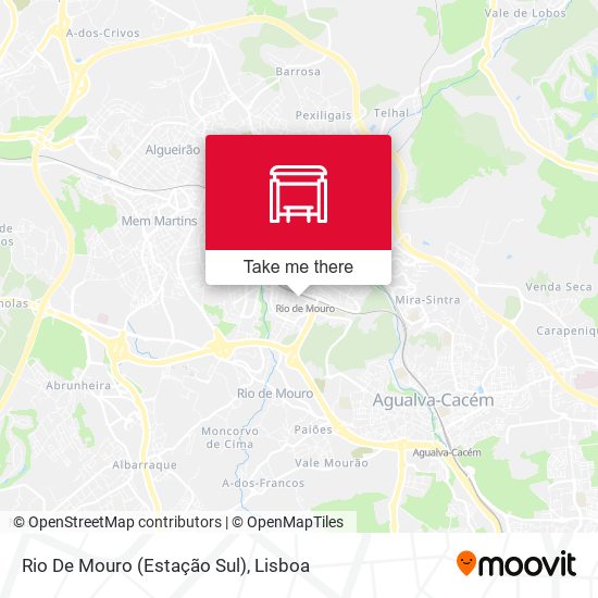 Rio De Mouro (Estação Sul) map
