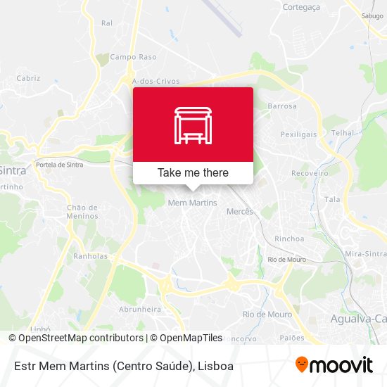 Estr Mem Martins (Centro Saúde) map