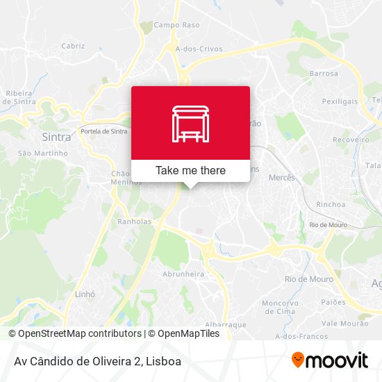 Av Cândido de Oliveira 2 mapa