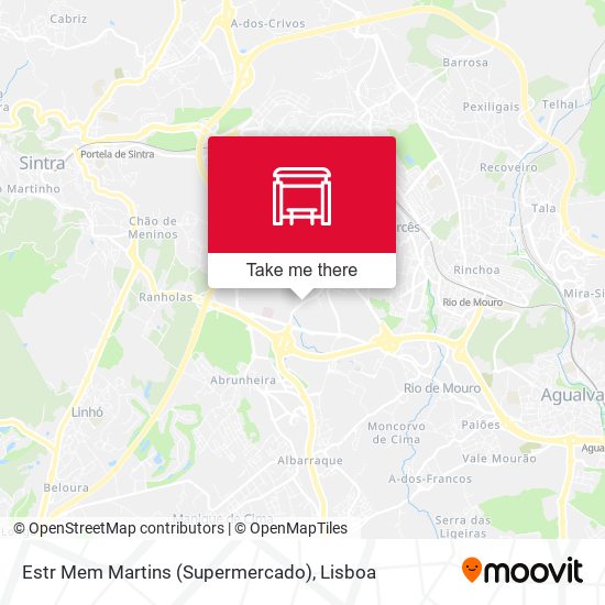 Estr Mem Martins (Supermercado) map