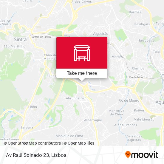 Av Raúl Solnado 23 mapa
