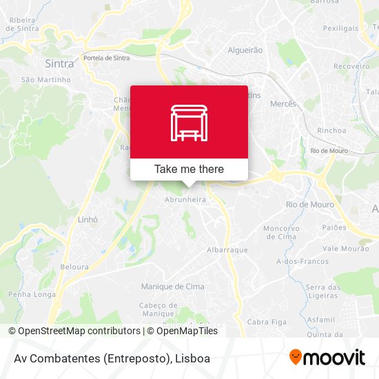 Av Combatentes (Entreposto) map