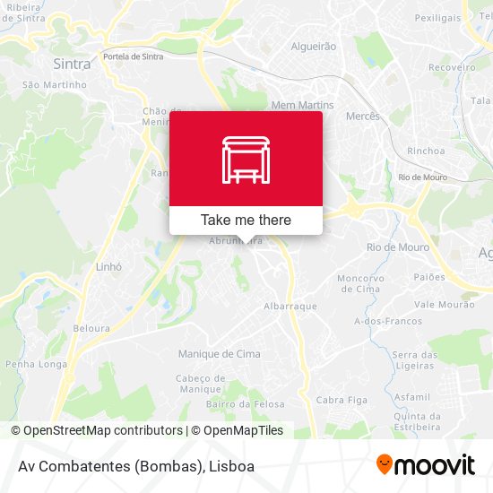 Av Combatentes (Bombas) mapa