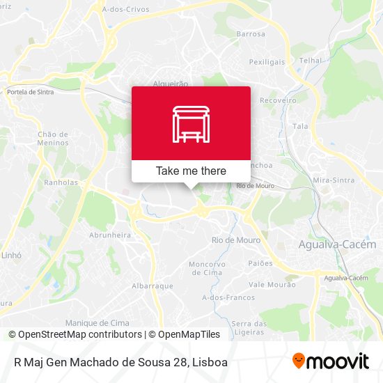 R Maj Gen Machado de Sousa 28 map