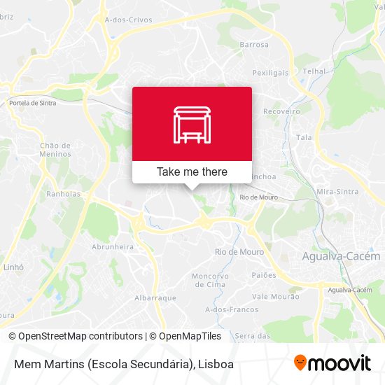 Mem Martins (Escola Secundária) map