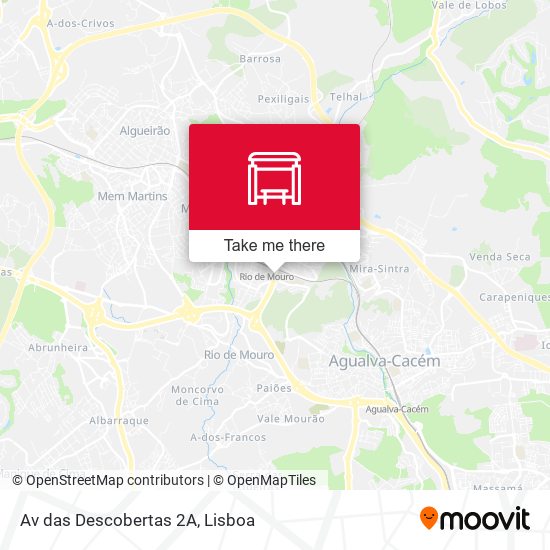 Av das Descobertas 2A mapa