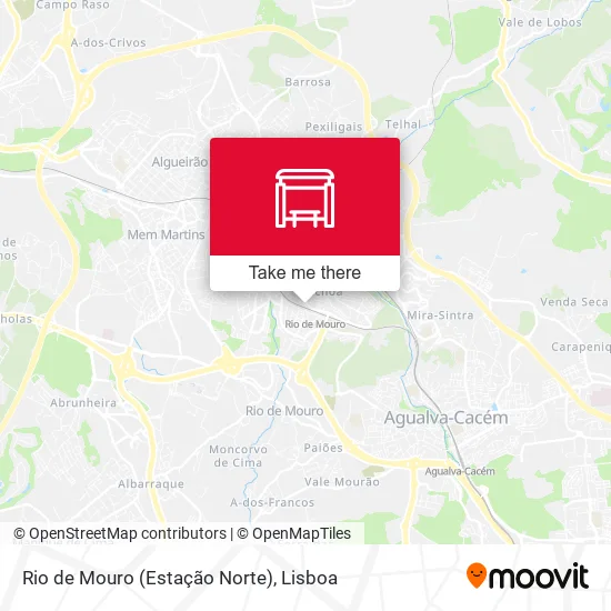 Rio de Mouro (Estação Norte) map