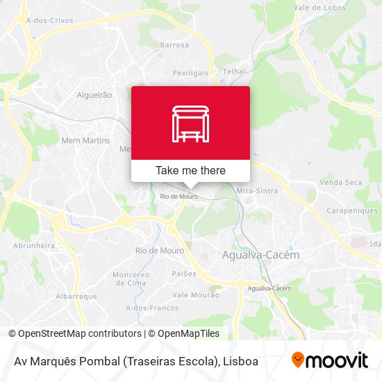 Av Marquês Pombal (Traseiras Escola) mapa