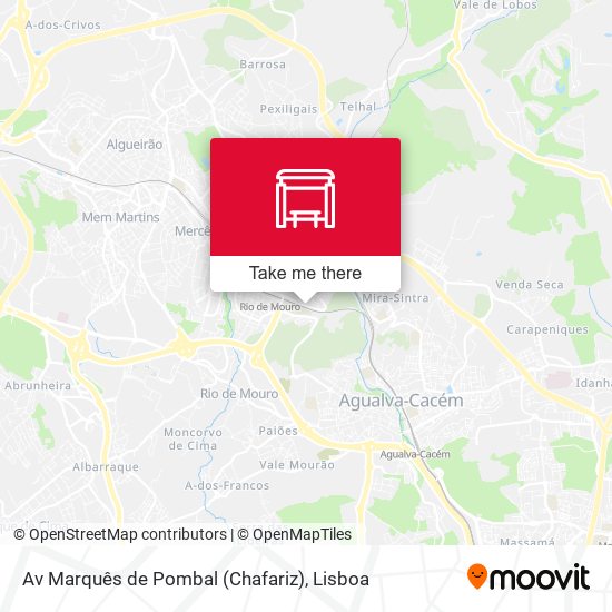 Av Marquês de Pombal (Chafariz) mapa