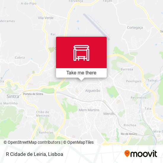 R Cidade de Leiria mapa