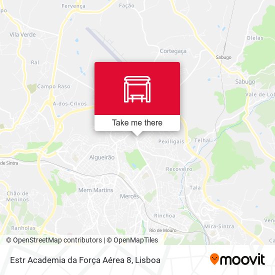 Estr Academia da Força Aérea 8 map