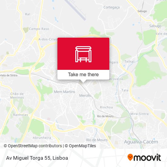 Av Miguel Torga 55 mapa