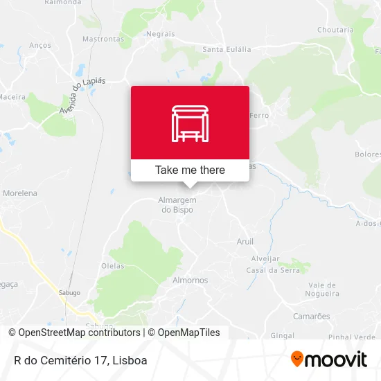 R do Cemitério 17 map