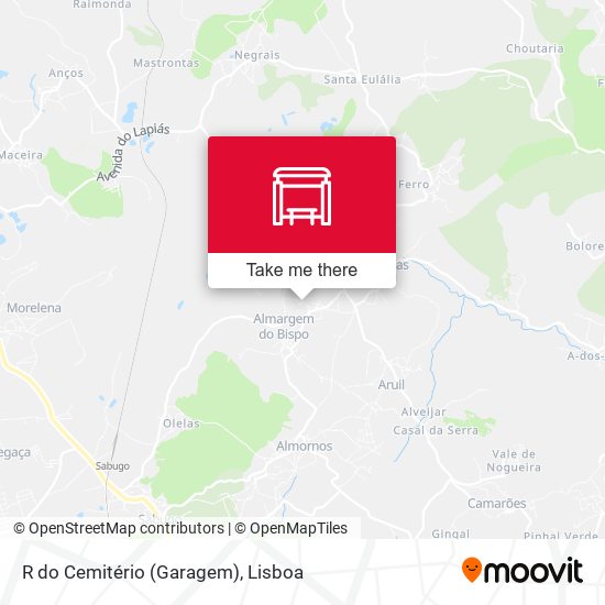 R do Cemitério (Garagem) map