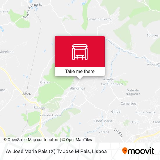Av José Maria Pais (X) Tv Jose M Pais map