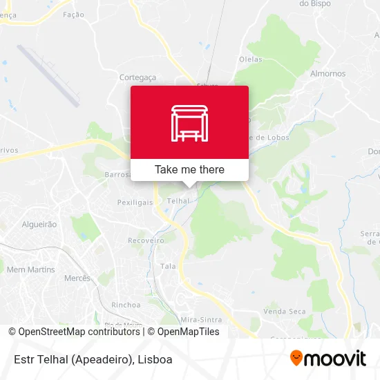 Estr Telhal (Apeadeiro) map