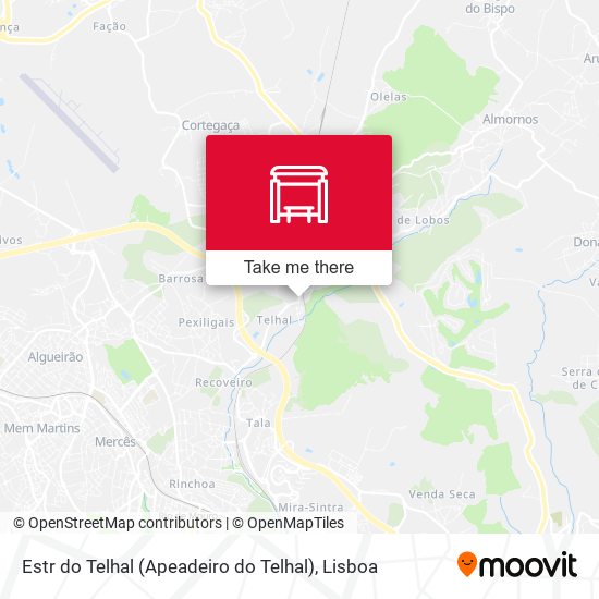 Estr do Telhal (Apeadeiro do Telhal) map