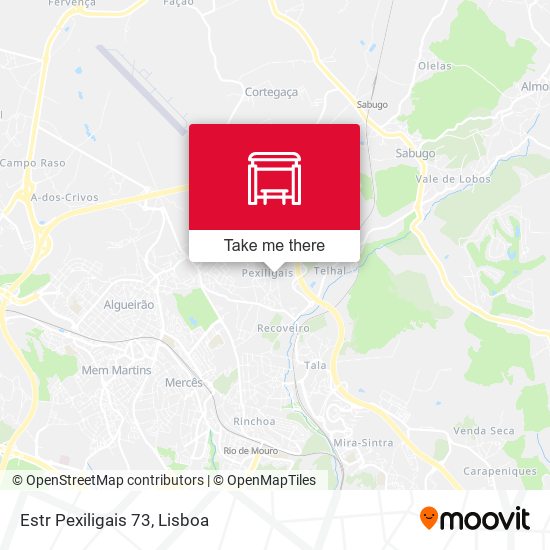 Estr Pexiligais 73 mapa