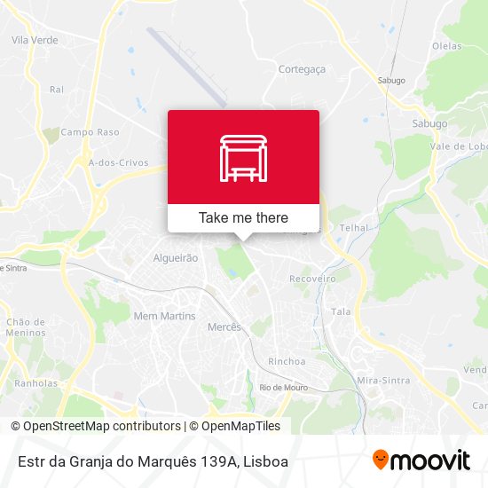 Estr da Granja do Marquês 139A map