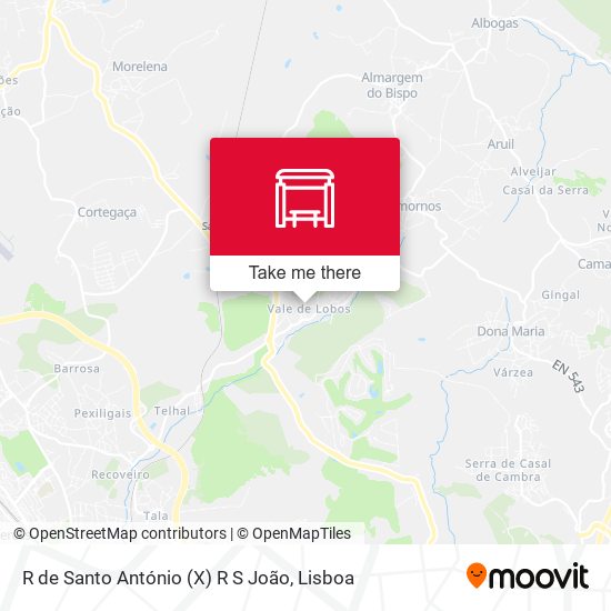 R de Santo António (X) R S João map