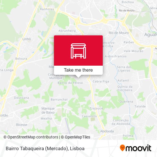 Bairro Tabaqueira (Mercado) mapa