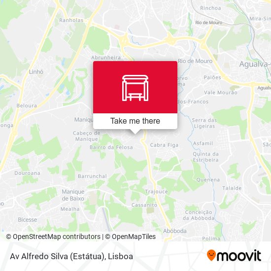 Av Alfredo Silva (Estátua) mapa