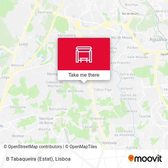 B Tabaqueira (Estat) map