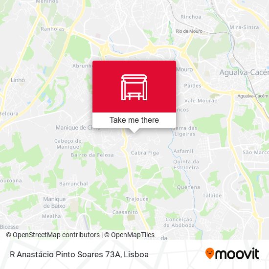 R Anastácio Pinto Soares 73A mapa