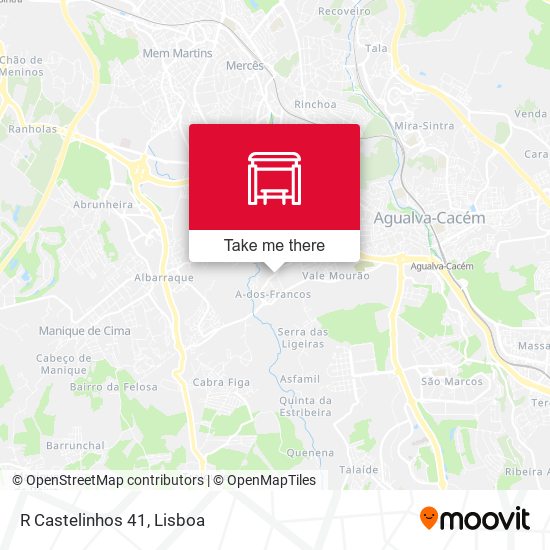 R Castelinhos 41 mapa