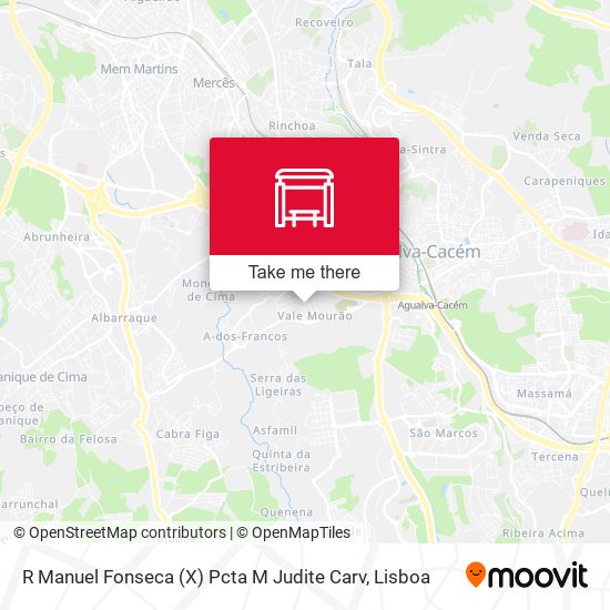 R Manuel Fonseca (X) Pcta M Judite Carv mapa
